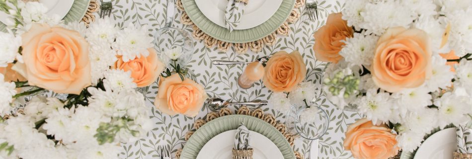 Romantisches Tischdesign