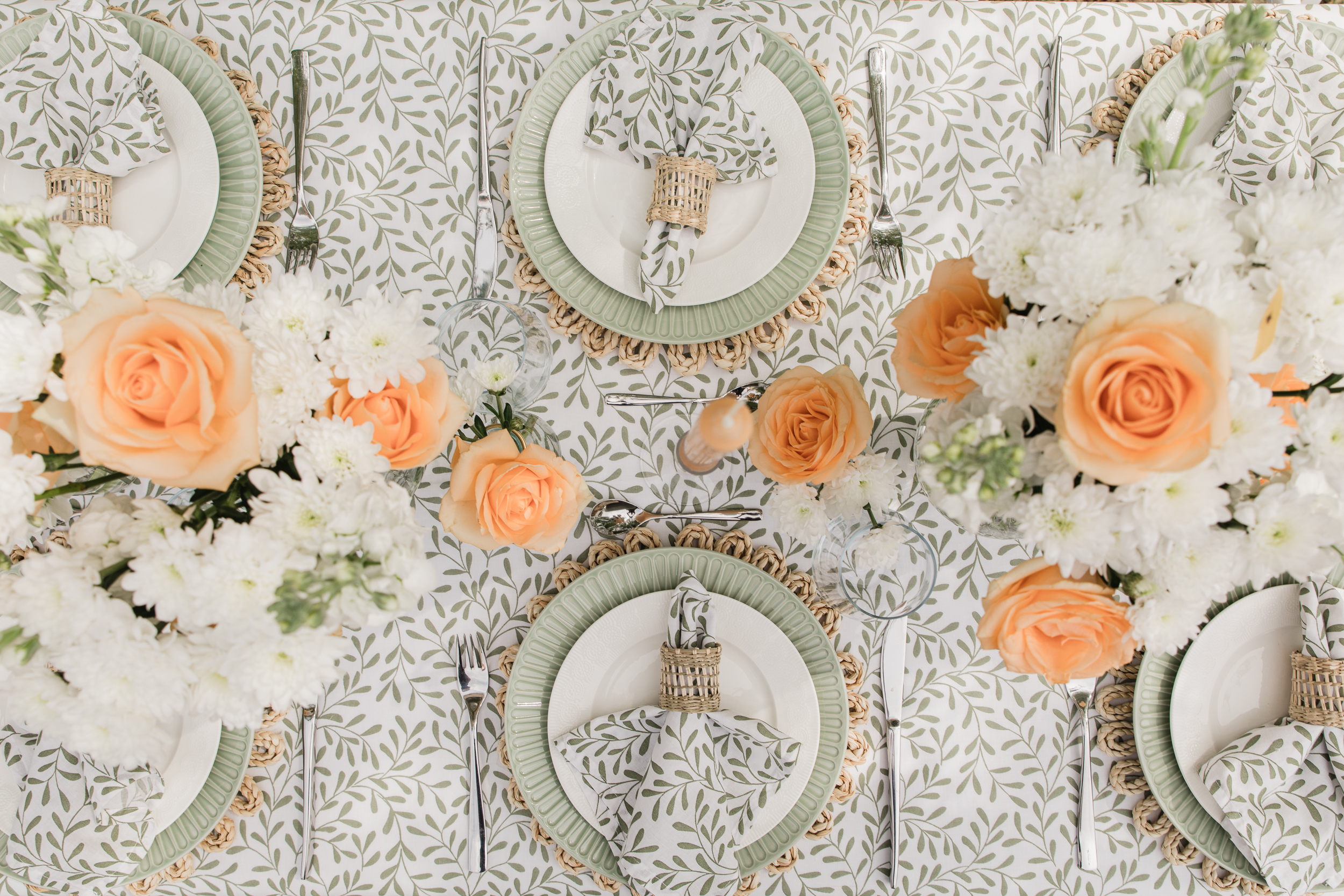 Romantisches Tischdesign „Aurélie“ – Natürlich, sommerlich & elegant
