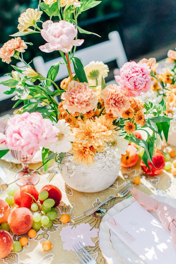 tischdeko ideen Hochzeit la table romantique