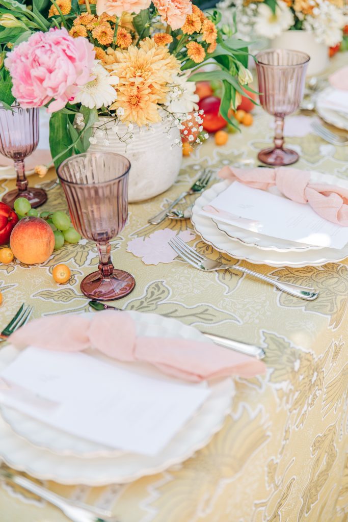 Tischdecken Dienstleistung für besondere events