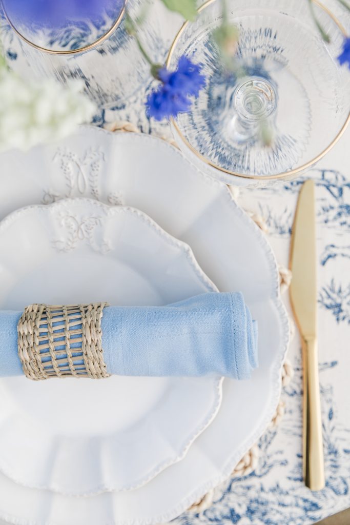 Luxuriöses Tischstyling