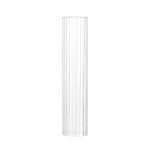 Glaszylinder, Windschutz geriffelt