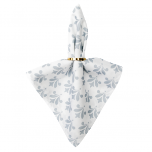 Edle Stoffserviette mit Motiv mieten für Hochzeit & events