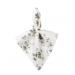 luxus Stoffserviette mit Motiv mieten für Hochzeit & events