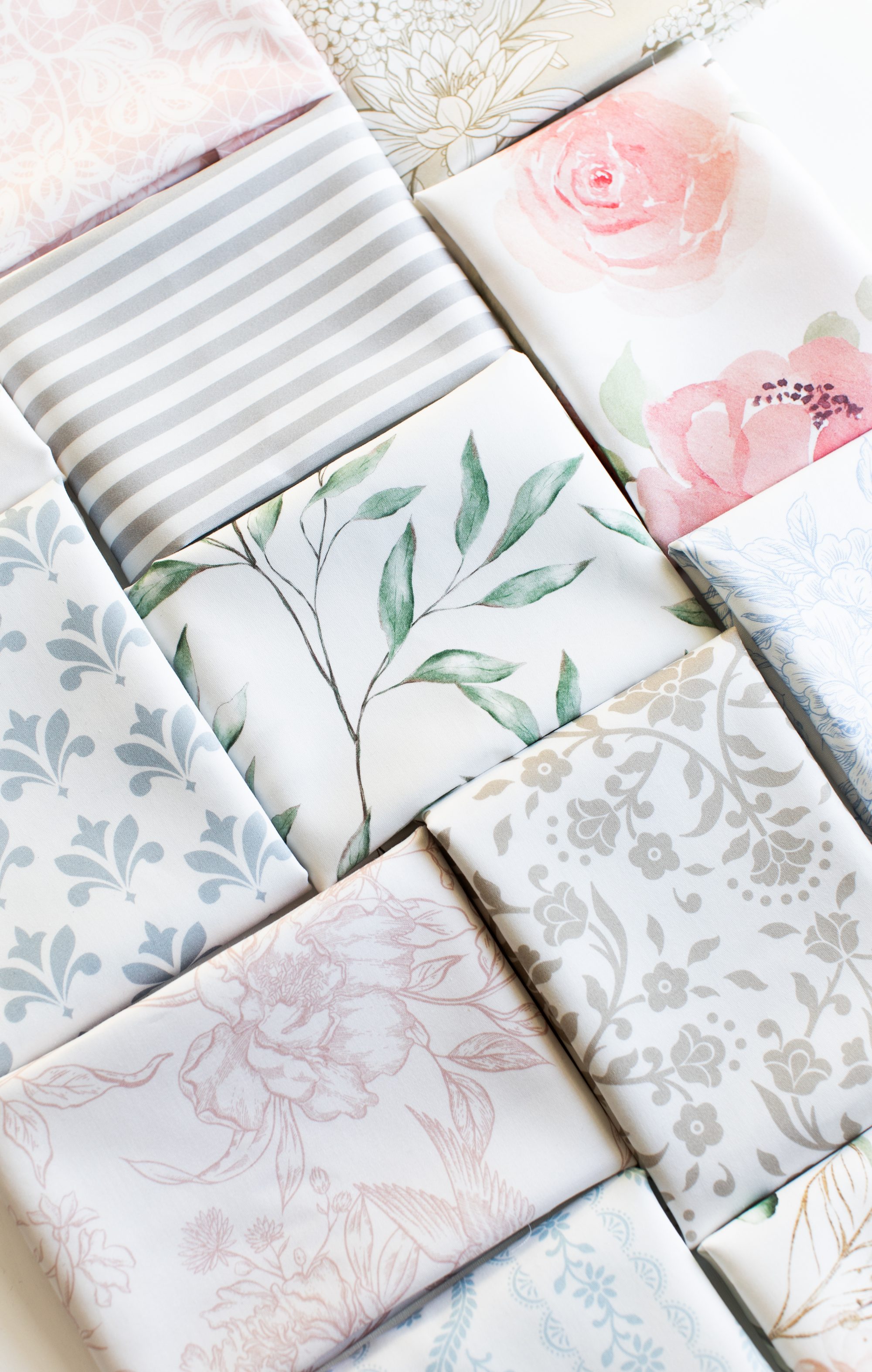 Stoffservietten mit Motiv la table romantique premium Tischwäsche verleih