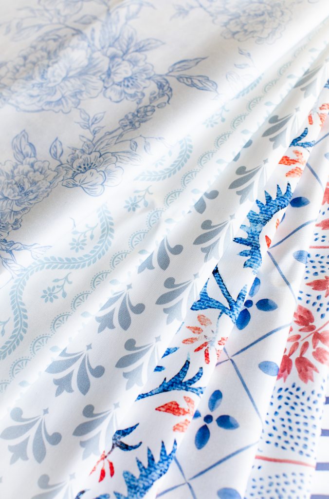 Stoffservietten mit Motiv la table romantique premium Tischwäsche verleih