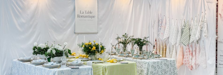 tischstyling auf der TrauDich messe hannover la table romantique