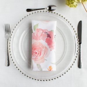 Motivserviette Mieten für Hochzeiten, Events, Galas La Table Romantique