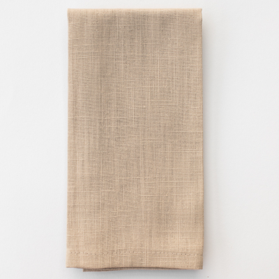 Beige Leinenserviette mieten