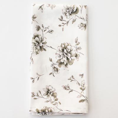 stoffserviette mieten mit muster blumen