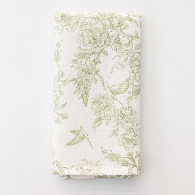 grüne toile de jouy serviette mieten