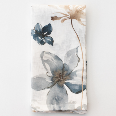 Romantische Leinenserviette mit Motiv und design mieten